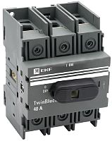 Рубильник EKF PROxima TwinBlock 3п 40А с ручкой картинка